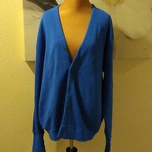 Vintage oversize men's cardigan